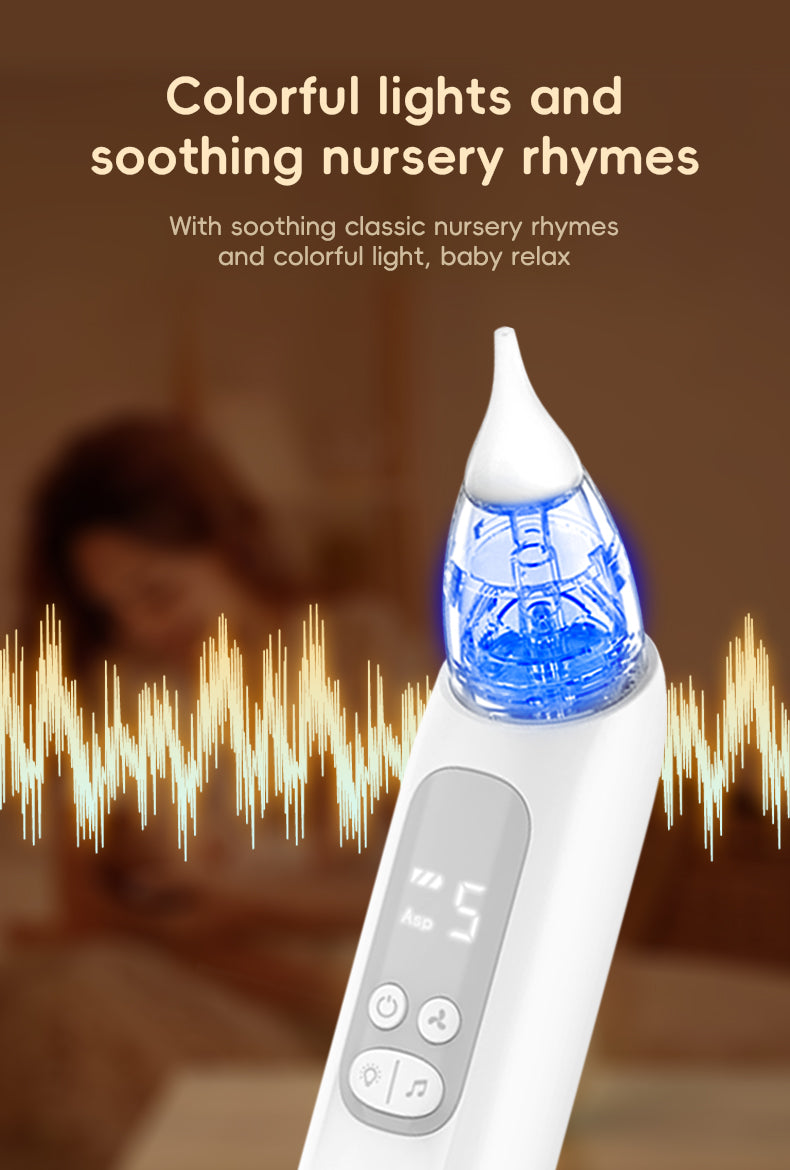 BC026 Professional Electric Nasal Aspirator | 5-Speed 65kPa Quiet