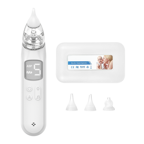BC029 Professional Baby Nasal Aspirator | 5-Speed 65kPa Silicone